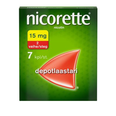 Nicorette 15mg/16h depotlaastari 7 kpl