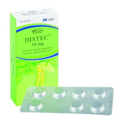 HISTEC imeskelytabletti 10 mg 28 fol