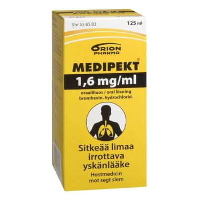MEDIPEKT oraaliliuos 1,6 mg/ml 125 ml
