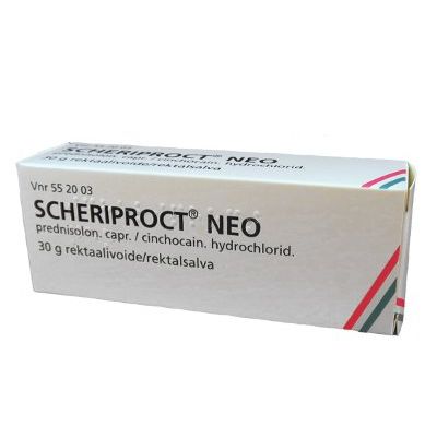 SCHERIPROCT NEO rektaalivoide 1,9/5 mg/g 30 g