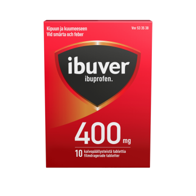 IBUVER tabletti, kalvopäällysteinen 400 mg 10 fol