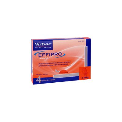 EFFIPRO paikallisvaleluliuos 100 mg/ml Pipetti 4 x 0.67 ml