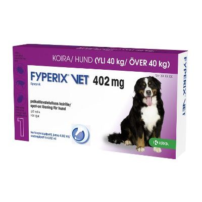 FYPERIX VET paikallisvaleluliuos 402 mg koiralle 4,02 ml