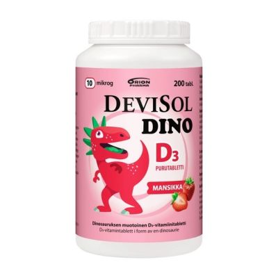 DEVISOL DINO MANSIKKA 10 MIKROG 200 PURUTABL