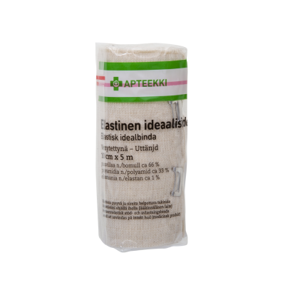 APTEEKKI Ideaaliside elastinen 10 cm x 5 m 1 kpl