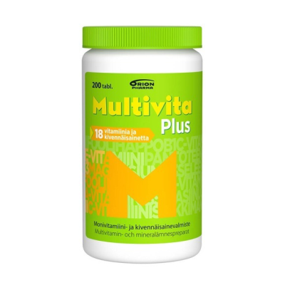Multivita Plus monivitamiini 200 tabl