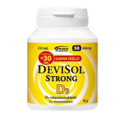 Devisol Strong 50 mikrog imeskelytabl 230 kpl