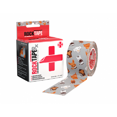 Rocktape RX Kinesioteippi Eläimet 5cmx5m 1 rll