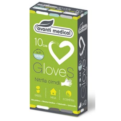 Avanti Medical tutkimuskäsine nitriili L puuteroimaton 10 kpl