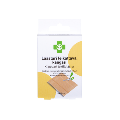 APTEEKKI Laastari leikattava, kangas 8 cm x 1 m 1 kpl