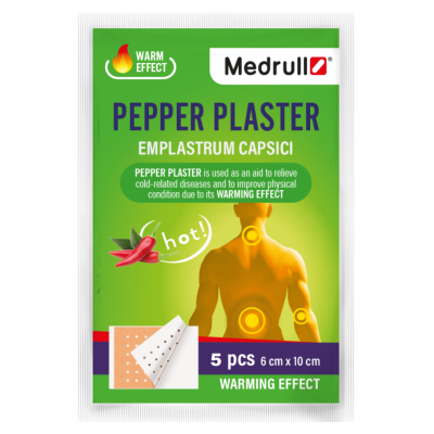 Medrull Pepper Plaster 6x10 cm pippurilaastari 5 kpl