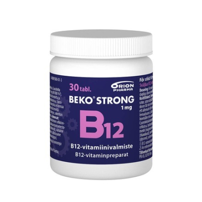 Beko Strong B12 1 mg 30 tabl