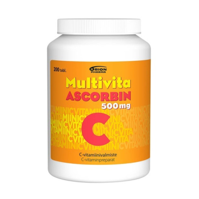 Multivita Ascorbin 500 mg 200 tabl