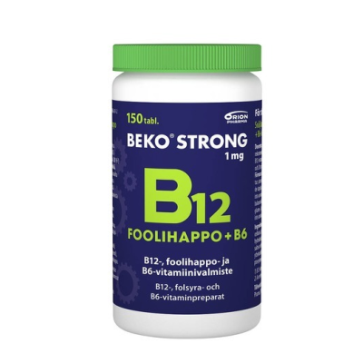 Beko Strong B12+foolihappo+B6 150 tabl