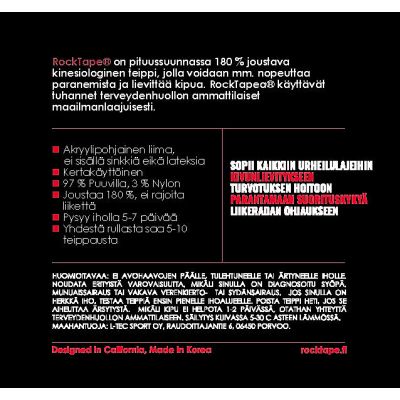 Rocktape Kinesioteippi Siniruutu 5cmx5m 1 rll