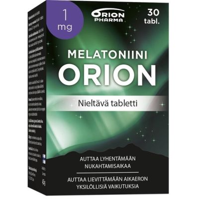 MELATONIINI ORION 1 MG NIELTÄVÄ 30 TABL