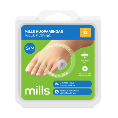 Mills Huoparengas S/M 12 kpl
