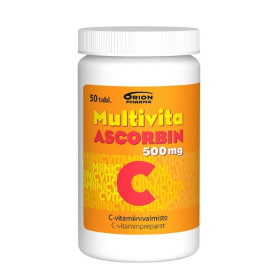 MULTIVITA ASCORBIN 500MG 50 TABL