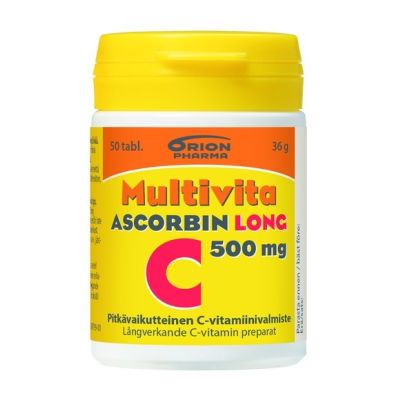 MULTIVITA ASCORBIN LONG 500 MG 50 TABL