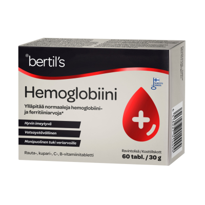 bertils Hemoglobiini tabl 60 fol