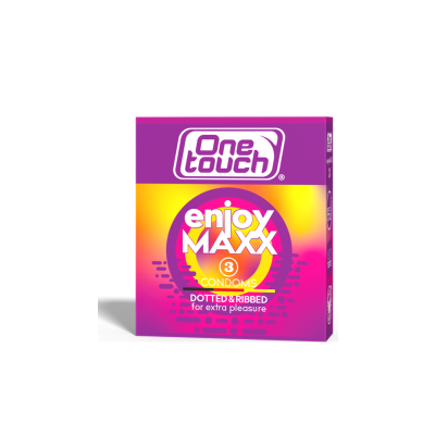 One Touch enjoyMAXX kondomit nautintoa antavat 3 kpl