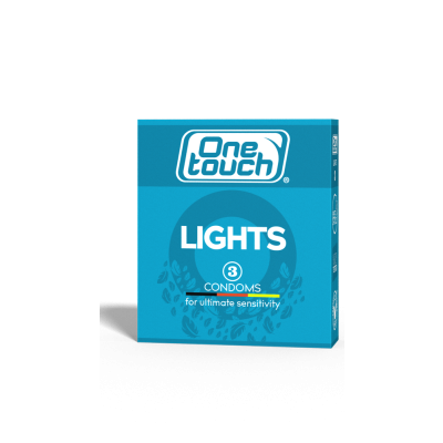 One Touch Lights ultraohuet kondomit 3 kpl