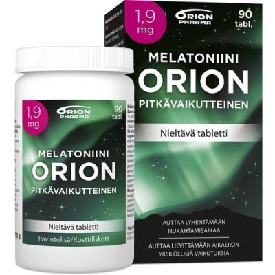 MELATONIINI ORION 1,9 MG PITKÄVAIK. 90 TABL