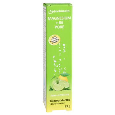 Apteekkarin Magnesium+ B6 poretabl 14 kpl