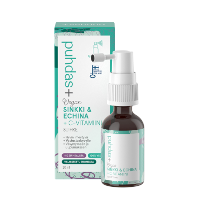 Puhdas+ Sinkki & Echina & C-vitamiinisuihke 20 ml