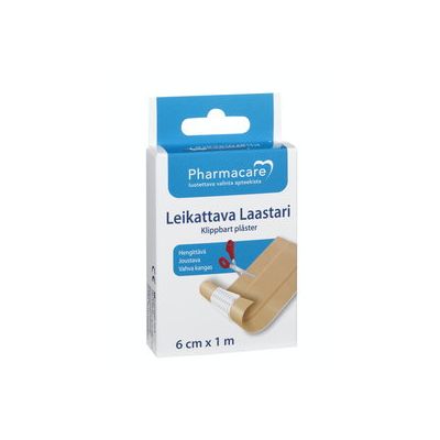 Pharmacare Laastari leikattava 6cmx1m 1 kpl