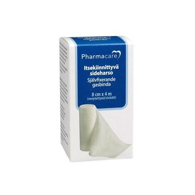 Pharmacare Itsekiinn. sideharso 8cmx4m 1 kpl