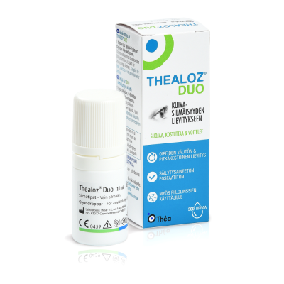 Thealoz Duo silmätippa, säilytysaineeton 10 ml