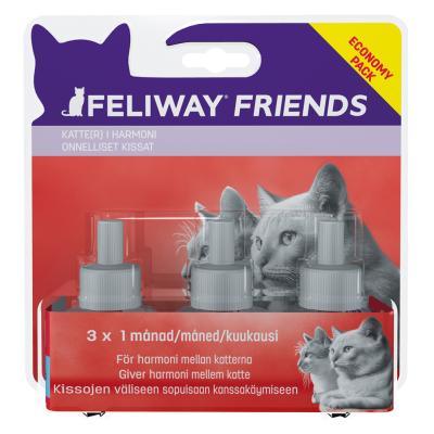 Feliway Friends liuos vaihtopullo 3x48 ml