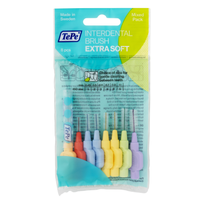 TePe hammasväliharja X-soft Mix pack 8 kpl