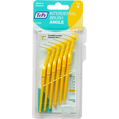 TePe hammasväliharja 0,7 mm Angle keltainen 6 kpl