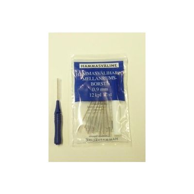 DOFT HAMMASVÄLIHARJA 0.9 MM TUMMANSININEN 12 KPL