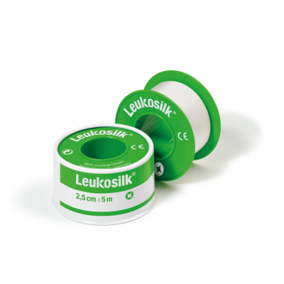 LEUKOSILK TEIPPI 1,25CMX5M SUOJAKOTELOLLA 1 kpl