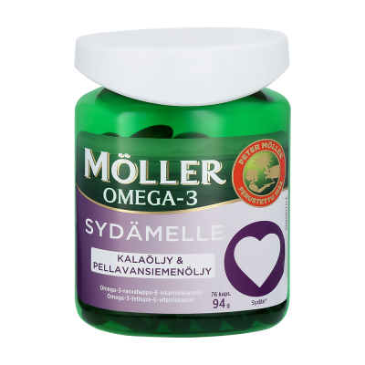 MÖLLER SYDÄMELLE 76 KAPS  OMEGA-3