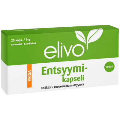 Elivo Entsyymikapseli 20 kapselia
