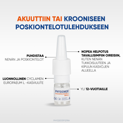 PHYSIOMER Poskiontelot 0,05 g