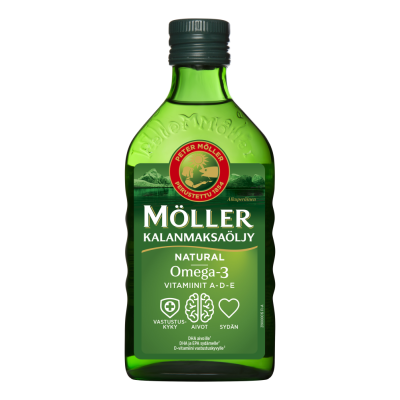MÖLLER KALANMAKSAÖLJY 1X250 ML  RAVINTOLISÄ