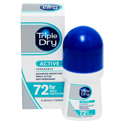TRIPLE DRY WOMEN ACTIVE ROLL-ON 72H 50 ML