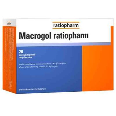 MACROGOL RATIOPHARM ANNOSPUSSI 13,8G 50 KPL