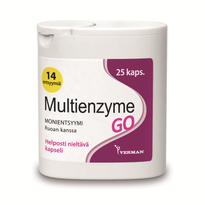 Multienzyme GO 25 kapselia