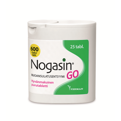 Nogasin GO 25 tablettia