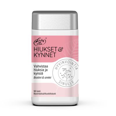 LadyVita Hiukset & Kynnet ravintolisä 90 tabl