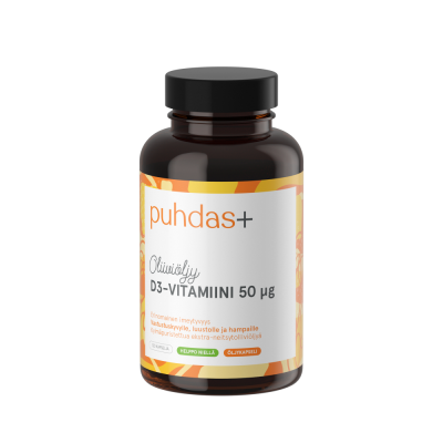 Puhdas+ D3-Vit.oliiviöljyssä 120 kaps