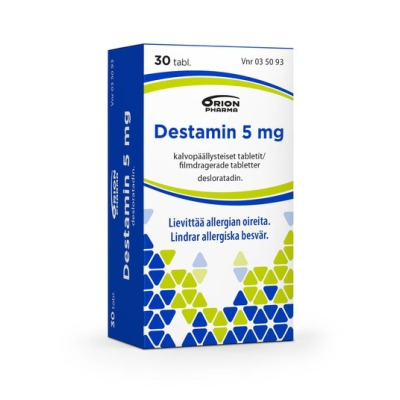 DESTAMIN tabletti, kalvopäällysteinen 5 mg 30 fol