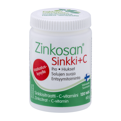Zinkosan Sinkki + C 120 tabl
