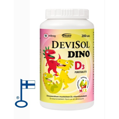 Devisol Dino mix 10 mikrog 200 purutabl